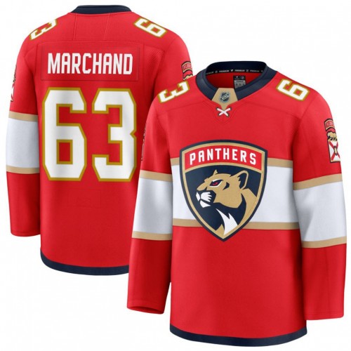 Brad Marchand Florida Panthers Home Premium Player Jersey - Red
