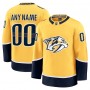 Nashville Predators Home Premium Custom Jersey - Yellow