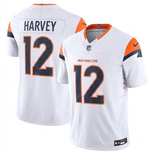 RJ Harvey Denver Broncos Nike Mile High Collection Vapor F.U.S.E. Limited Jersey - White