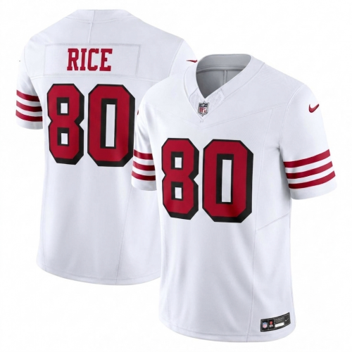 Jerry Rice San Francisco 49ers Nike Alternate Vapor F.U.S.E. Stitched Limited Jersey - White