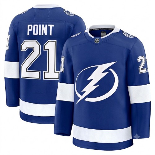 Brayden Point Tampa Bay Lightning Blue Home Premium Jersey