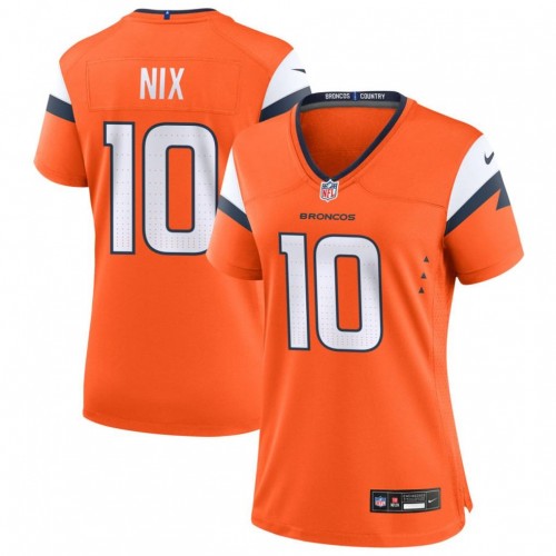 Bo Nix Denver Broncos Nike Women's Vapor F.U.S.E. Limited Jersey - Orange Bo Nix Denver Broncos Nike Women's Vapor F.U.S.E. Limited Jersey - Orange