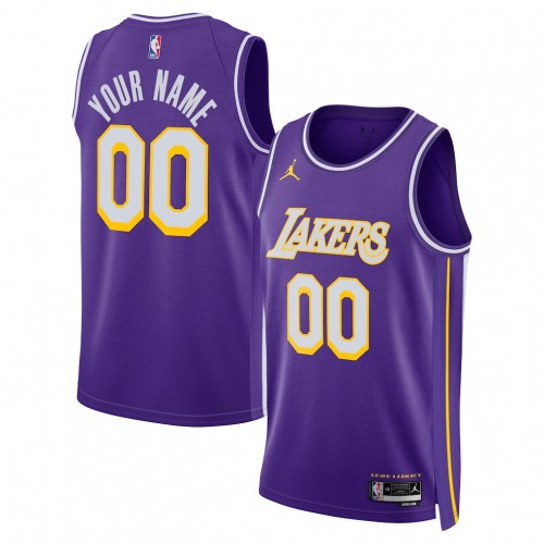 Los Angeles Lakers Jordan Brand Unisex 2025/26 Swingman Custom Jersey - Statement Edition Los Angeles Lakers Jordan Brand Unisex 2025/26 Swingman Custom Jersey - Statement Edition