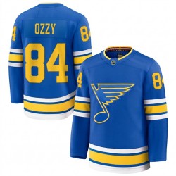 Aleksanteri Ozzy St. Louis Blues Home Premium Custom Jersey - Blue