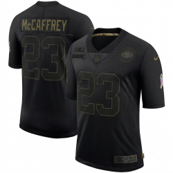 Christian McCaffrey Nike Black San Francisco 49ers Salute To Service Limited Jersey