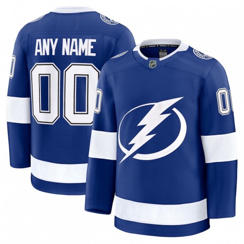 Tampa Bay Lightning Blue Home Premium Custom Jersey Tampa Bay Lightning Blue Home Premium Custom Jersey