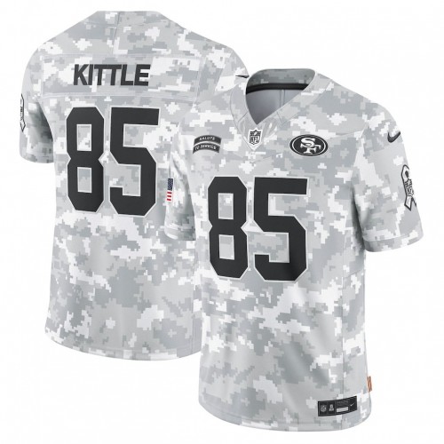 George Kittle San Francisco 49ers Nike 2024 Salute to Service Limited Jersey - Arctic Camo George Kittle San Francisco 49ers Nike 2024 Salute to Service Limited Jersey - Arctic Camo