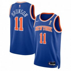 Jalen Brunson New York Knicks Nike Unisex Blue 2026 Champions Swingman Jersey - Icon Edition