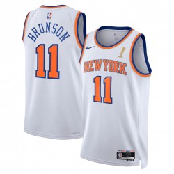 Jalen Brunson New York Knicks Nike White 2026 Champions Swingman Jersey - Association Edition