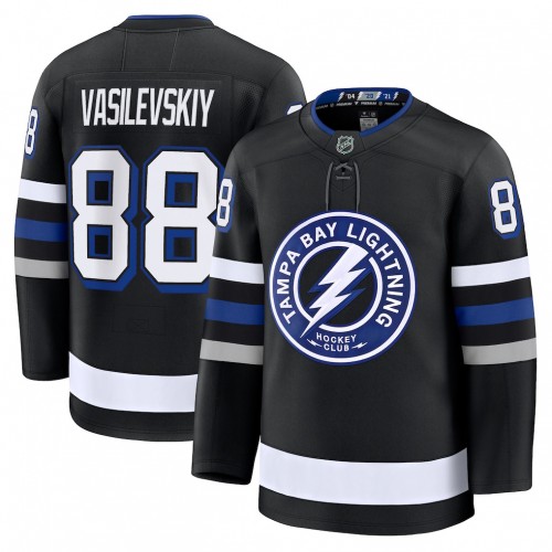 Andrei Vasilevskiy Tampa Bay Lightning Black Alternate Premium Jersey