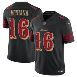 Joe Montana San Francisco 49ers Nike 2025 Rivalries Collection Limited Jersey - Black