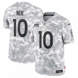 Bo Nix Denver Broncos Nike 2024 Salute to Service Player Limited Jersey - Arctic Camo Bo Nix Denver Broncos Nike 2024 Salute to Service Player Limited Jersey - Arctic Camo