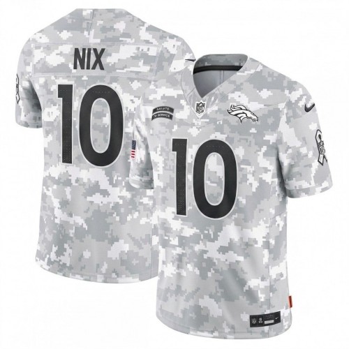 Bo Nix Denver Broncos Nike 2024 Salute to Service Player Limited Jersey - Arctic Camo Bo Nix Denver Broncos Nike 2024 Salute to Service Player Limited Jersey - Arctic Camo
