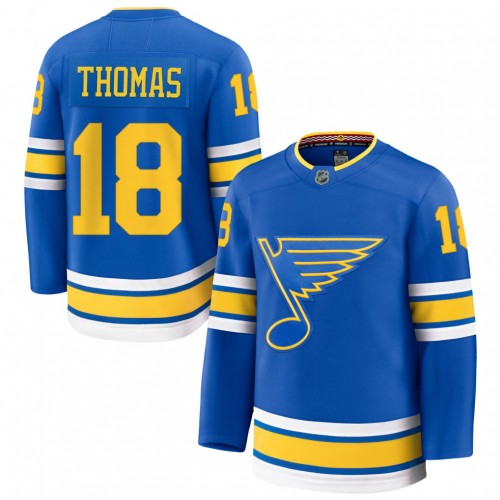 Robert Thomas St. Louis Blues Home Premium Custom Jersey - Blue