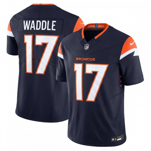 Jaylen Waddle Denver Broncos Nike Mile High Collection Vapor F.U.S.E. Limited Jersey - Navy Jaylen Waddle Denver Broncos Nike Mile High Collection Vapor F.U.S.E. Limited Jersey - Navy