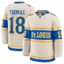 Robert Thomas St. Louis Blues 2025 NHL Winter Classic Premium Player Jersey - Cream